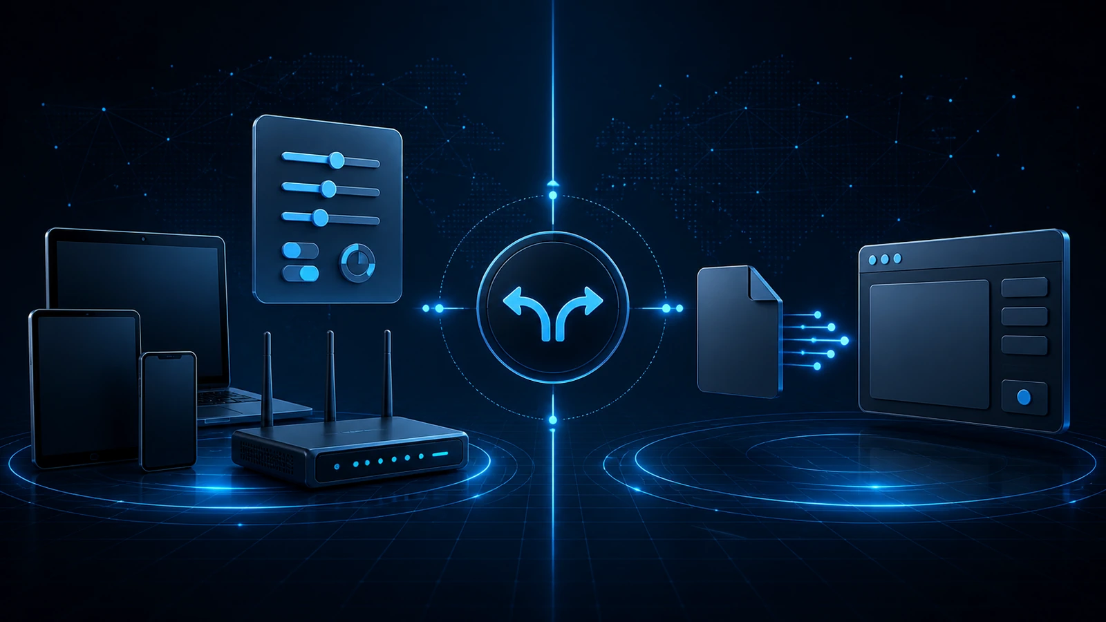 Illustration of compatibility-based L2TP/IPsec and OpenVPN setup paths for Lisar