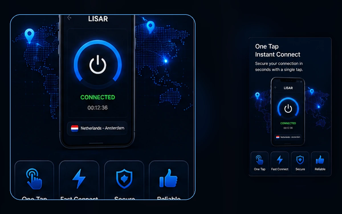 Lisar connected status illustration