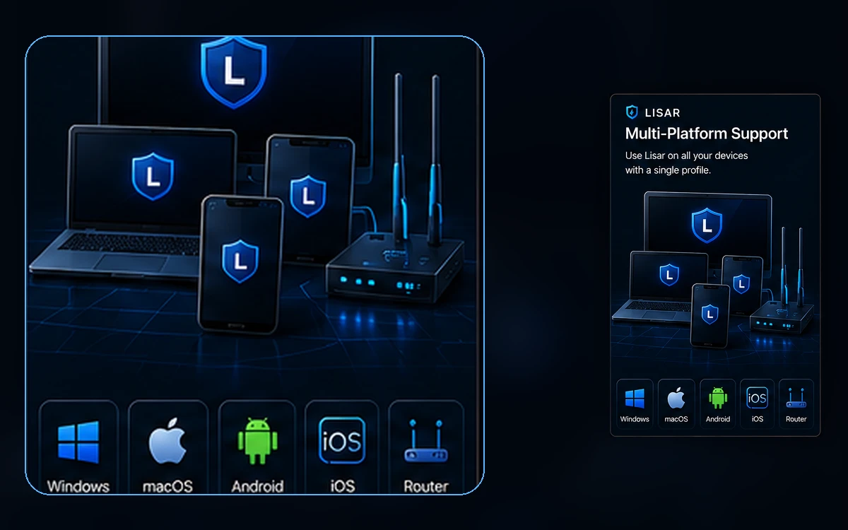 Lisar devices illustration