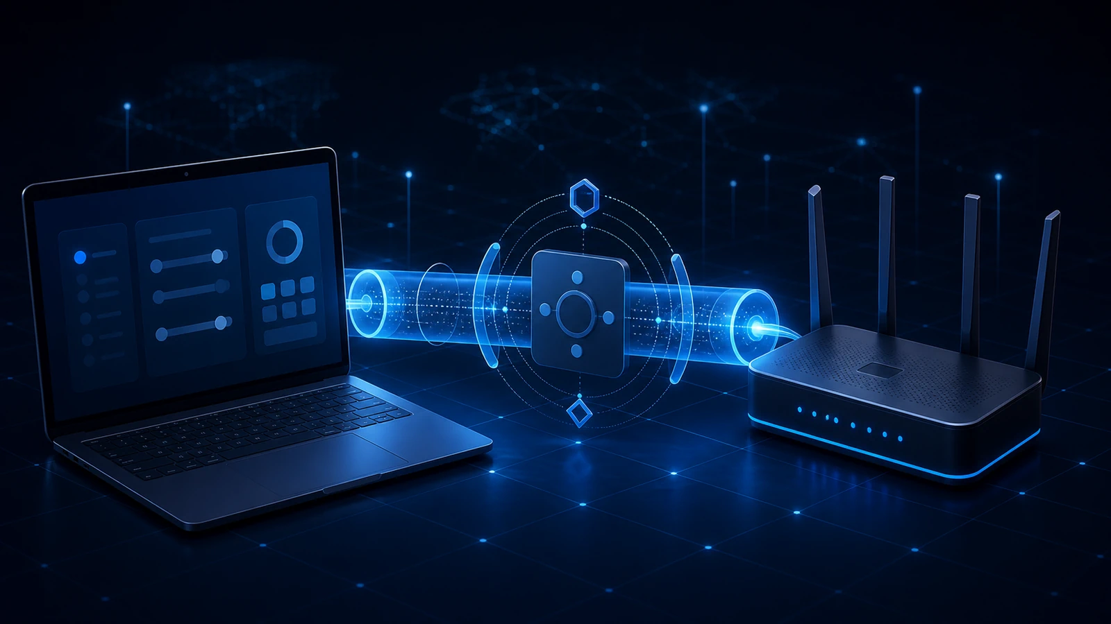 Compatible L2TP/IPsec setup illustration for devices and routers